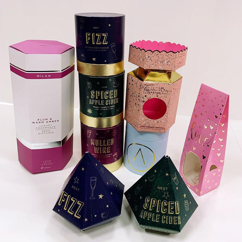 大竹化妆品包装盒、异形包装盒、异形礼盒、异形纸盒定制印刷